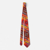 日没抽象芸術の色3 ネクタイ (裏面)