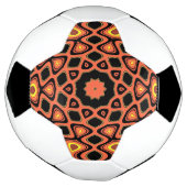 日没抽象芸術 サッカーボール (回転)