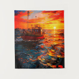 日没時に出荷 タペストリー