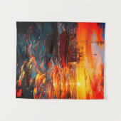 日没時に出荷 タペストリー (正面(横))