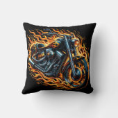 日没時に動く激しいオートバイ クッション (裏面)