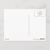 日没時に反射する2つの風車 ポストカード (裏面)