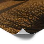 日没時に幌馬車 – 大プリント ポスター (角)