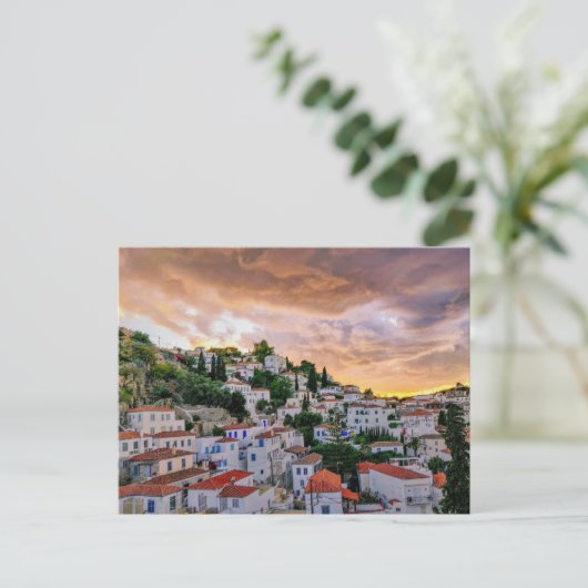 日没時に ポストカード (スタンド正面)