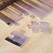 日没時のオーストラリアのシドニーオペラハウス ジグソーパズル (側面)