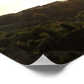 日没時のフィレンツェItaly ポスター (角)