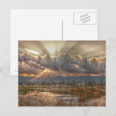 日没時の放射線はがき ポストカード (正面/裏面)