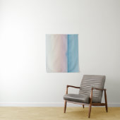 日没時の水平線の島のシルエット タペストリー (インサイチュ)