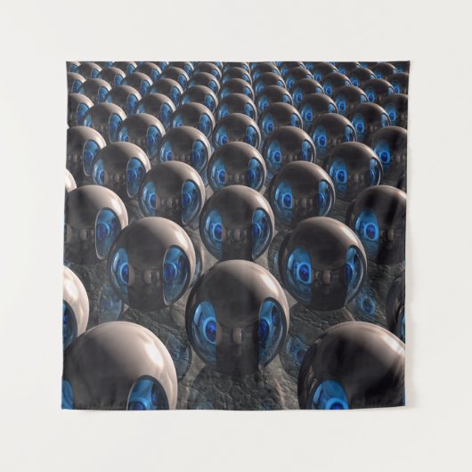 日没時ロボット タペストリー (正面)