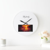 日没時刻 ラージ壁時計 (ホーム)