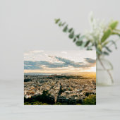 日没時刻 箔シーズンポストカード (立ち正面)