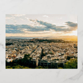 日没時刻 箔シーズンポストカード