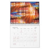 日没桟橋2019の壁掛けカレンダー カレンダー (2月 2027)