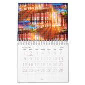 日没桟橋2019の壁掛けカレンダー カレンダー (2月 2026)