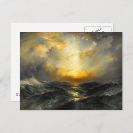 日没海 ポストカード (正面/裏面)