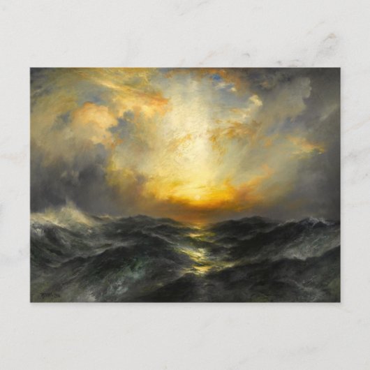 日没海 ポストカード (正面)