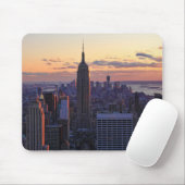 日没直前のNYCスカイライン マウスパッド (マウス)