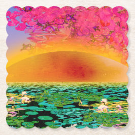 日没祈時のマンティス ペーパーコースター