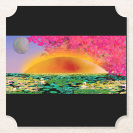日没祈時のマンティス ペーパーコースター