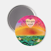 日没祈時のマンティス マグネット (正面/裏面)