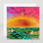 日没祈時のマンティス 招待状 (正面/裏面)