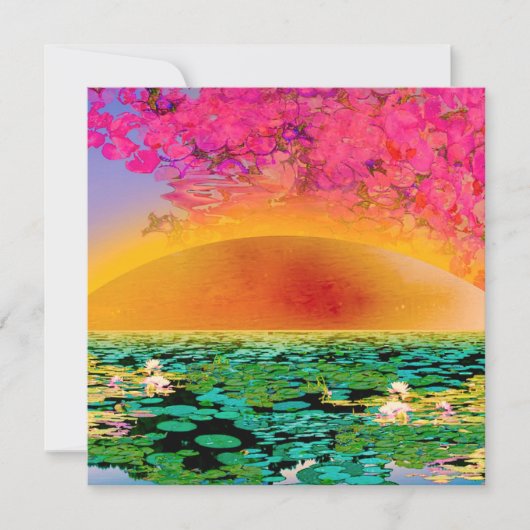 日没祈時のマンティス 招待状 (正面)