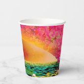 日没祈時のマンティス 紙コップ (裏面)