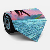 "日没突進"の人のタイ ネクタイ (ロール)