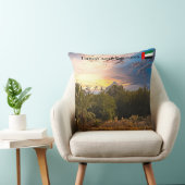 日没統一された時のアラブのエミラート砂漠の風景 クッション (椅子)