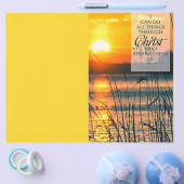 日没聖なる書物、 経典カスタマイズ可能な教会の掲示 チラシ (シングル)