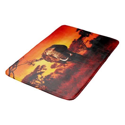 日没象 バスマット (アングル)