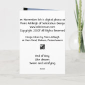 日没11月5日 カード (裏面)