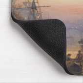 日没1876年のロンドンのプール マウスパッド (コーナー)