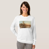 日没1898年の台無しにされたコテージとの景色 Tシャツ (正面フル)