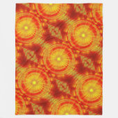 日没1 フリースブランケット (正面)