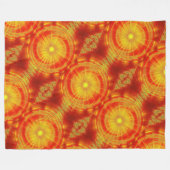 日没1 フリースブランケット (正面(横))