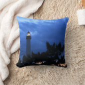 日没2の枕のCape Mayの灯台 クッション (ブランケット)
