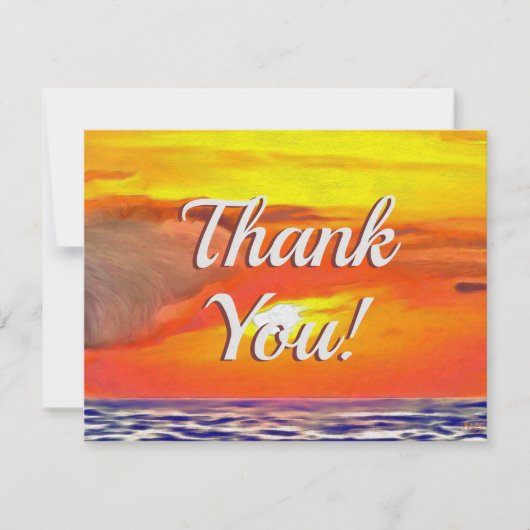 日没2443 サンキューカード (正面)