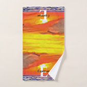 日没2443 バスタオルセット (ハンドタオル)