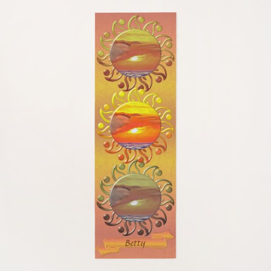 日没2443 ヨガマット (裏面)