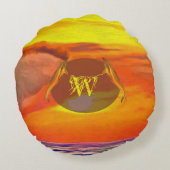 日没2443 ラウンドクッション (裏面)