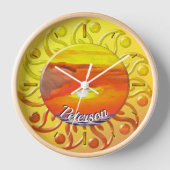 日没2443 壁時計 (正面)