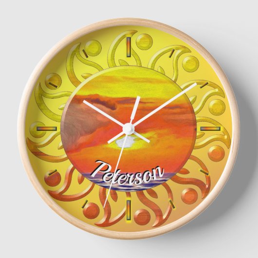 日没2443 壁時計 (正面)