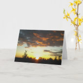 日没3の挨拶状の…携帯電話の写真2016年 カード (黄色い花)