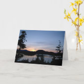 日没 カード (黄色い花)