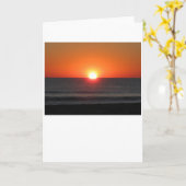 日没、カード カード (黄色い花)