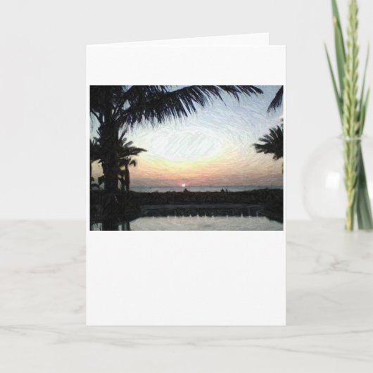 日没、カード カード (正面)