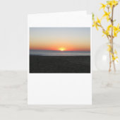 日没、カード カード (黄色い花)