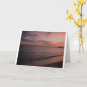 日没、カード カード (黄色い花)