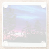 日没 ガラスコースター (裏面)